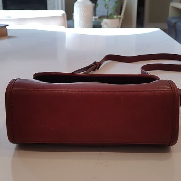 Woven Brown Leather Crossbody Shoulder Bag - Picture 4 of 13